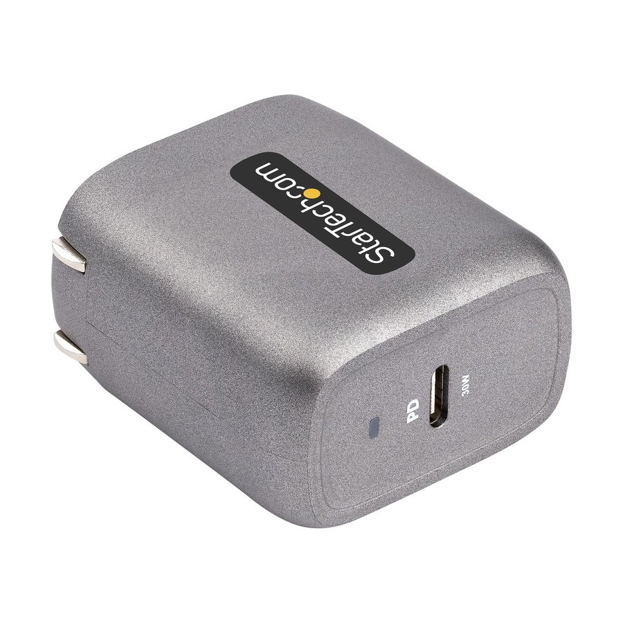WCH1C30 StarTech.com WCH1C30 mobile device charger Laptop, Smartphone, Tablet Black, Gray AC Fast charging Indoor - Image 1