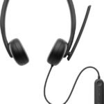 DELL WH3024 Headset Wired Head-band Calls/Music USB Type-C Black