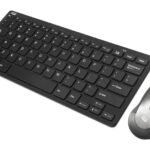 Adesso WKB-5100CB keyboard Mouse included Home/Office RF Wireless QWERTY US English Black, Silver