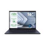 ASUS ExpertBook Essential, Intel Core Ultra 7 Processor 155U 1.7 GHz (12MB Cache, up to 4.8 GHz, 12 Cores) Intel AI Boost NPU, 16GB DDR5, 1TB 2280 PCIE G4 SSD, 16.0//WUXGA(WU) 1920X1200 16:10//Bend+300nits//Anti-Glare//NTSC:45%//Wide View Touch Screen, Intel Graphics, 1080p FHD camera with IR function to support Windows Hello//With privacy shutter, Wi-Fi 6(802.11ax) (Dual band) 2 2, Bluetooth 5.2 Wireless Card, Chiclet Keyboard, English, W/FINGERPRINT, 63WHrs, 3S1P, 3-cell Li-ion, Star Black, Windows 11 Pro, 3YR International /Eligible for 1YR free Domestic ADP upon registration with 1-way free shipping/2-way FREE shipping for standard hardware warranty repair/24-7 tech support