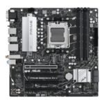 ASUS PRIME B650M-A AX II AMD B650(RYZEN 7000) MICRO-ATX MOTHERBOARD(DDR5 6400+(OC) , PCLE 5.0 M.2 SUPPORT, 2.5GB ETHERNET, WI-FI 6, DISPLAYPORT, HDMI,USB 3.2 GEN 2 PORTS, FRONT USB 3.2 GEN 1 TYPE-C, BIOS FLASHBACK CEC TIER II READY)