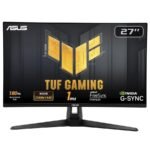 ASUS TUF Gaming 27 1440P HDR Monitor (VG27AQ3A) QHD (2560 x 1440), 180Hz, 1ms, Fast IPS, 130% sRGB, Extreme Low Motion Blur Sync, Speakers, Freesync Premium, G-SYNC Compatible, HDMI, DisplayPort