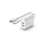 Belkin WCE001DQ1MWH mobile device charger Indoor White