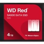SANDISK TECHNOLOGIES SANDISK WESTERN DIGITAL WD RED SSD 4TB 2.5IN 5 YEARS LIMITED WARRANTY