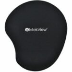 NU-TONE INTEKVIEW ROUNDED GEL WRIST MOUSE PAD BLACK 160G