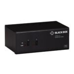 Black Box KV6222H 2-Port Dual Head HDMI KVM Switch – USB 3.0, Audio Support