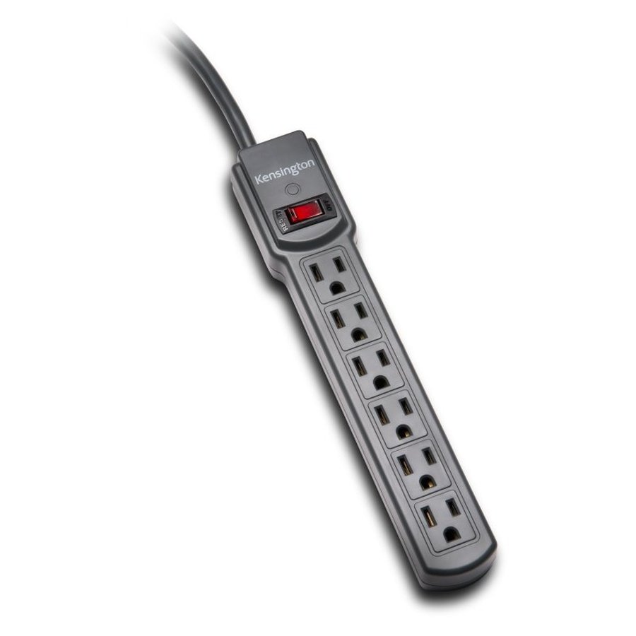 K38214NA Kensington 6-Outlet Power Strip - Image 1