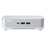 ASUS NUC 14 Pro+ Full System Mini PC with Intel 14th Gen Core Ultra 7 155H, 32GB DDR5 RAM, 1TB PCIe G4x4 NVMe SSD, Thunderbolt 4, Wi-Fi 6E & Bluetooth 5.3, Win 11 Home, Silver Aluminum Chassis, Toolless Chassis Access, VESA Mount included, 90AS0061-M00110