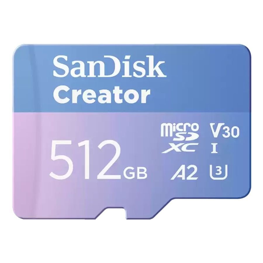 SDSQXAV-512G-GN6MS SANDISK TECHNOLOGY INC Extreme 512GB microSD w/Adapte - Image 1