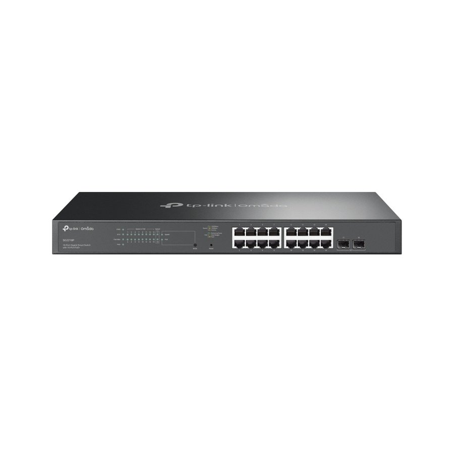 SG2218P TP-Link Omada SG2218P network switch Managed L2/L2+ Gigabit Ethernet (10/100/1000) Power over Ethernet (PoE) 1U Black - Image 1