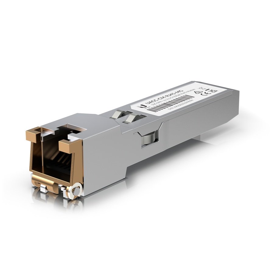 UACC-CM-RJ45-MG Ubiquiti UACC-CM-RJ45-MG network transceiver module Copper 10000 Mbit/s SFP+ - Image 1